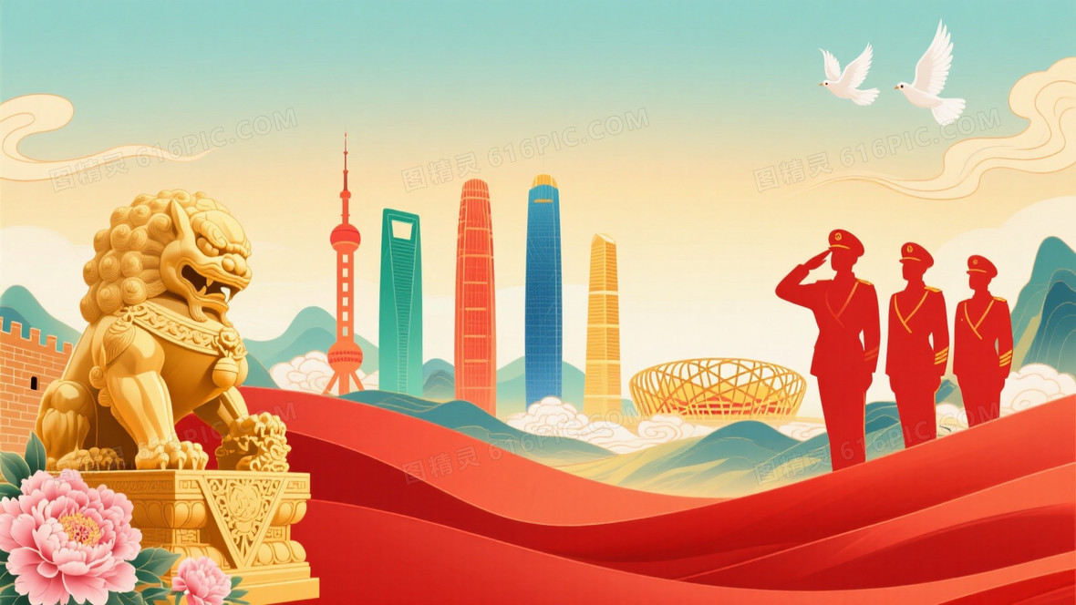 暖橙朱红中国风牌楼背景背景图片下载_1584x1056像素JPG格式_编号1lwfxpp60_图精灵
