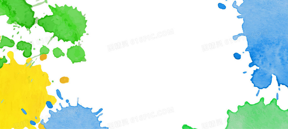 水彩泼墨奥运主题背景