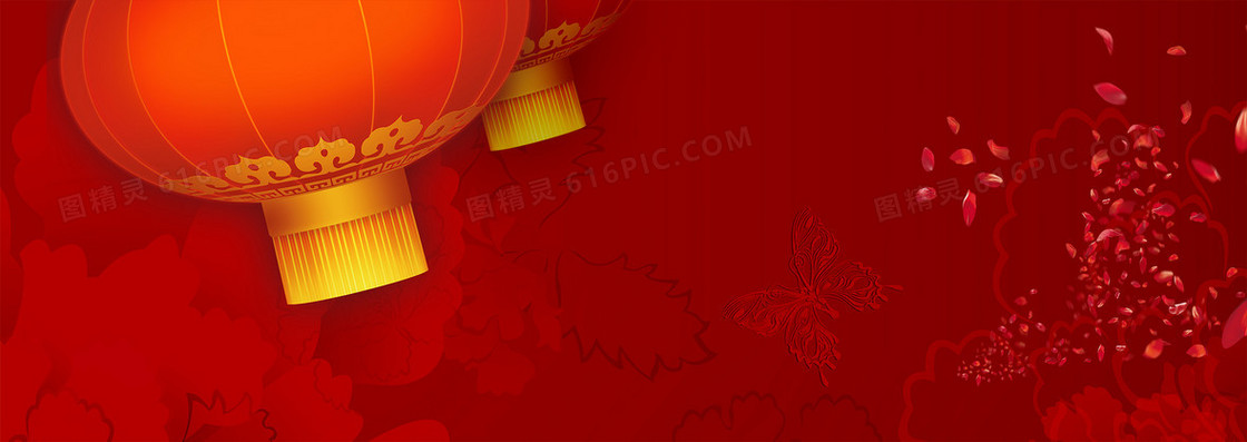 中国风灯笼背景
