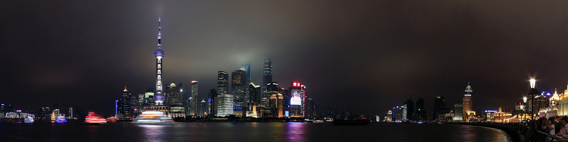 上海黄浦江背景