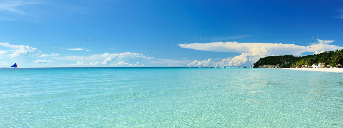 摄影海天一线背景