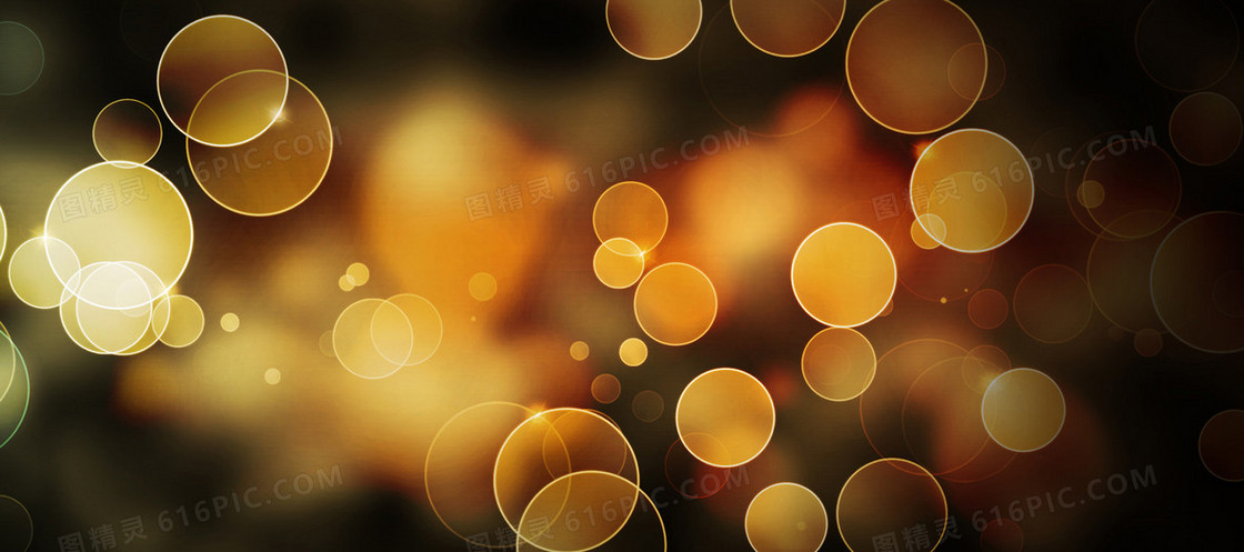 璀璨光晕光点背景banner