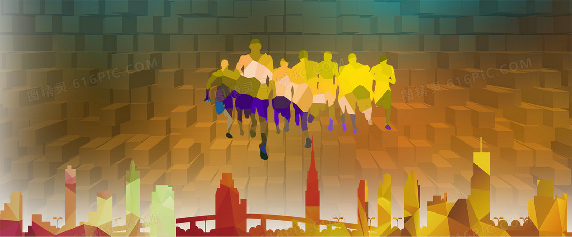 跑步背景banner