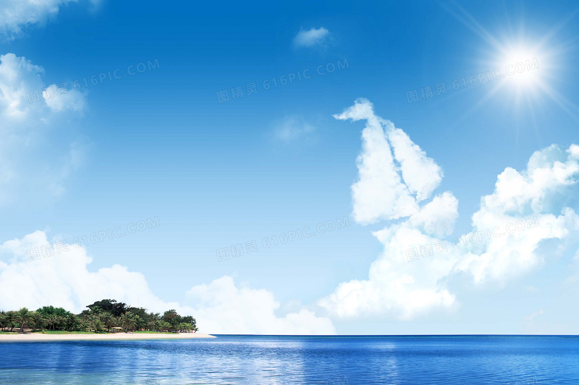 海天一色背景图片下载 免费高清海天一色背景设计素材 图精灵