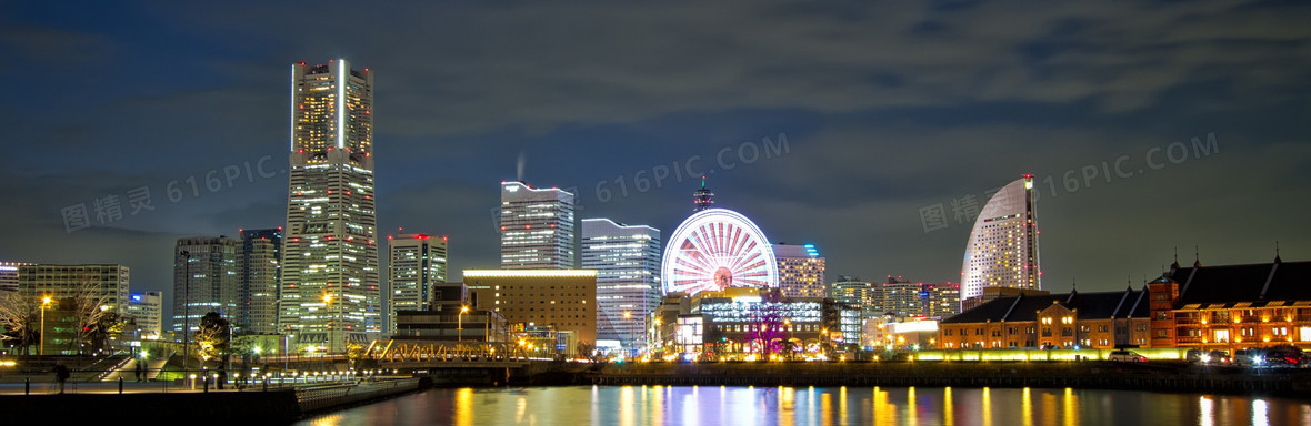 欧美城市街景banner素材背景图片下载_1920x702像素jpg格式_编号z7nf