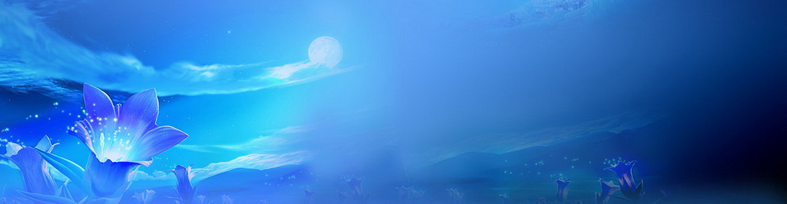 蓝色背景banner