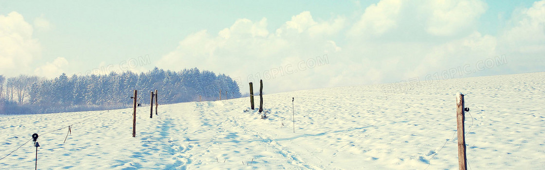 雪景背景图