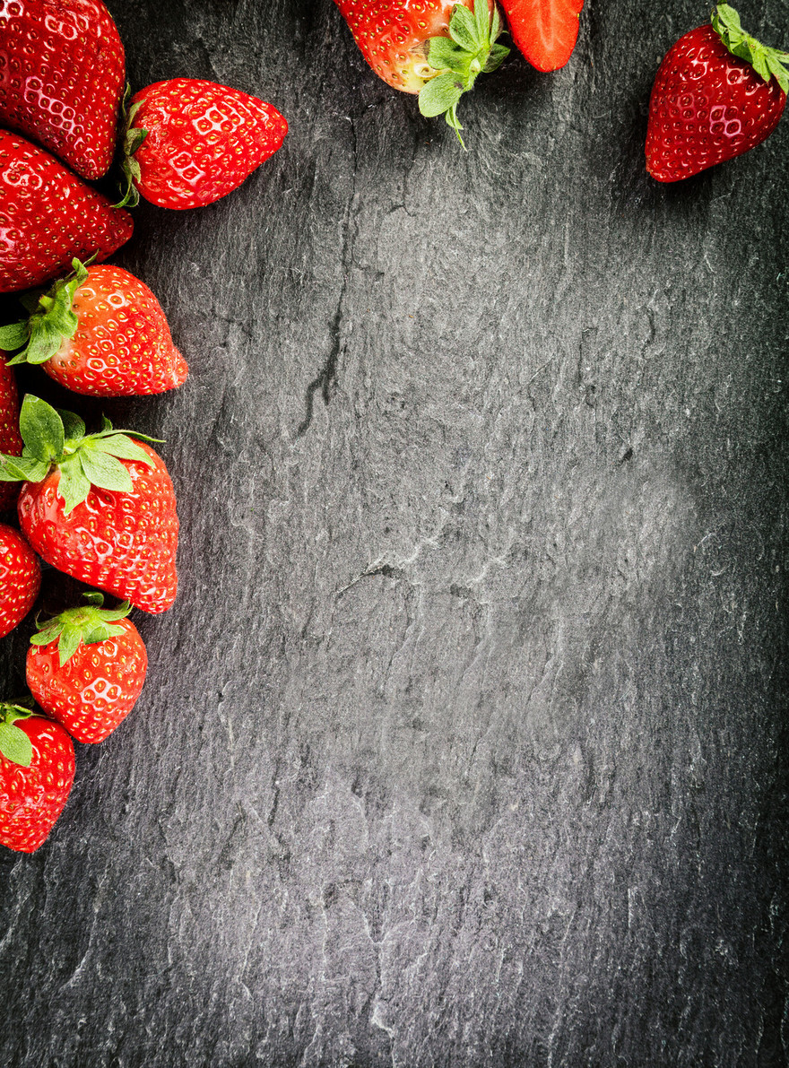 草莓水果背景素材
