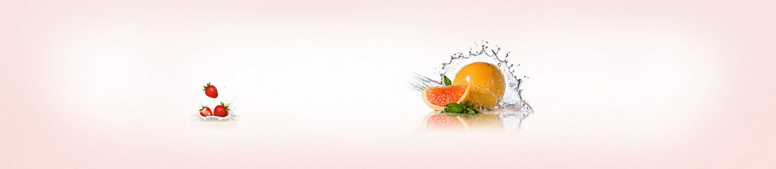 清新水果背景banner