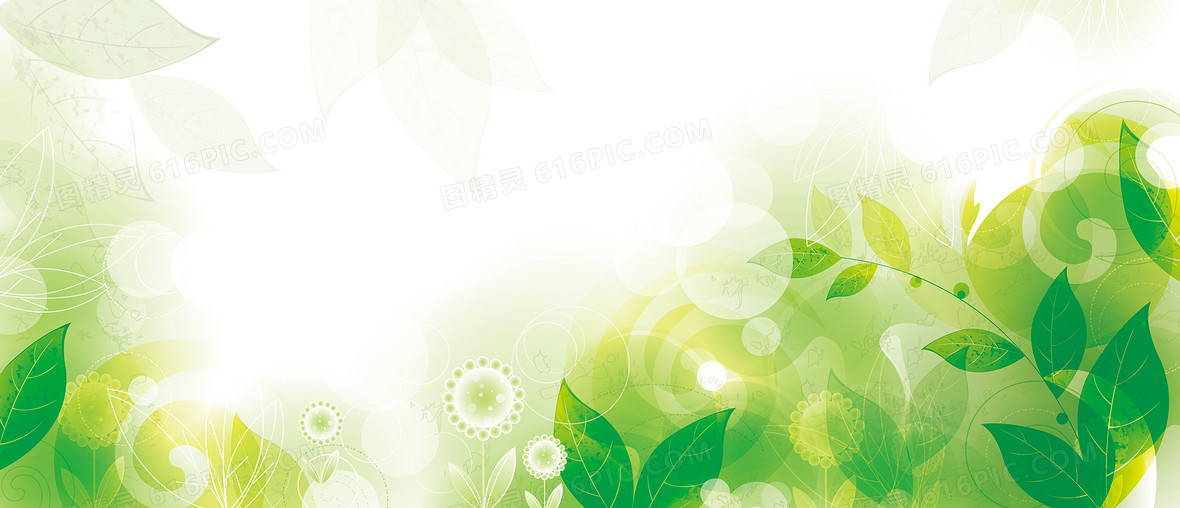 绿色清新健康背景