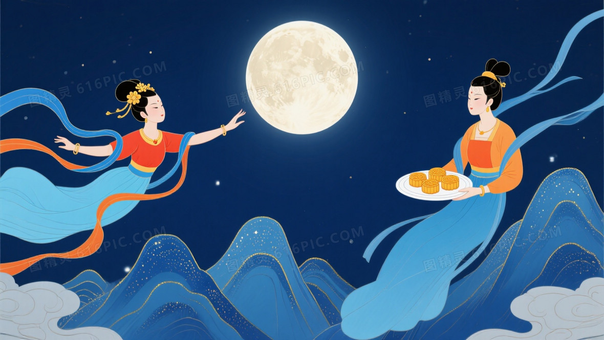 飞天仙女背景图片下载_免费高清飞天仙女背景设计素材_图精灵