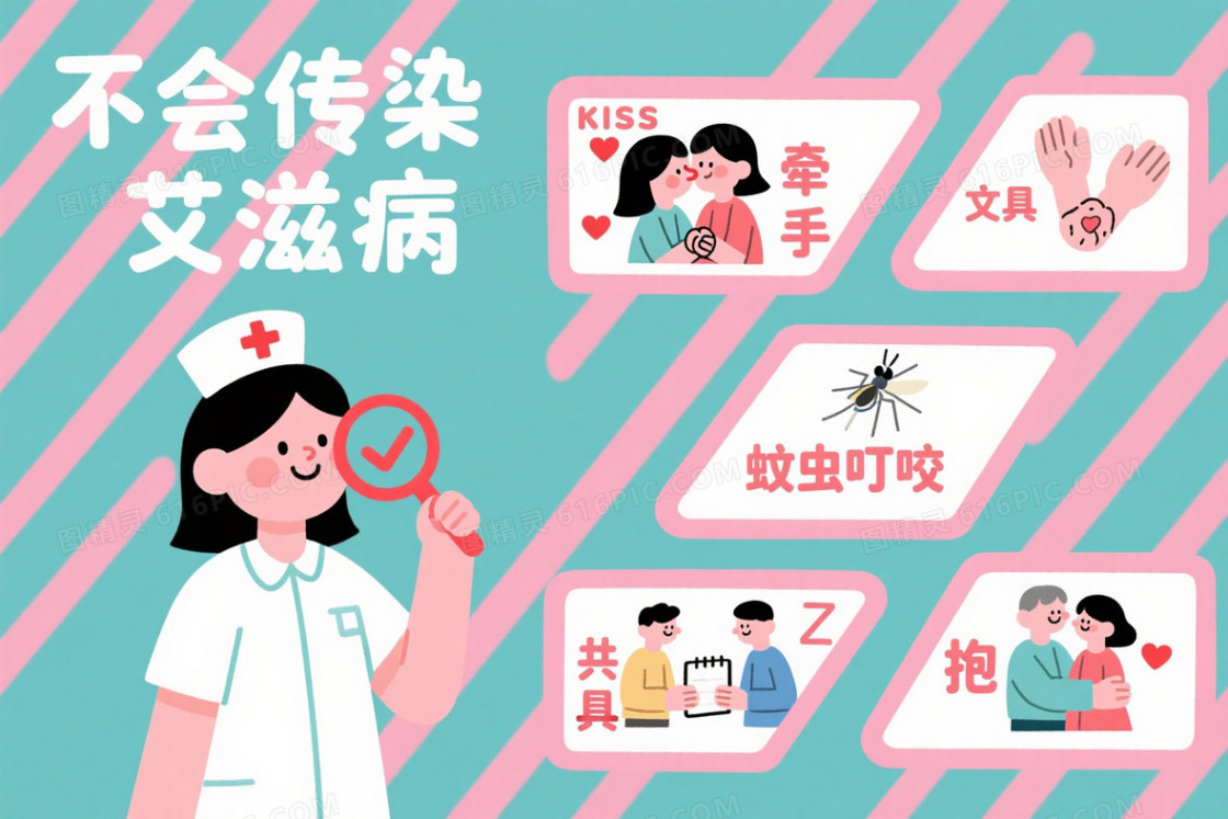 粉红斜条纹扁平插画背景