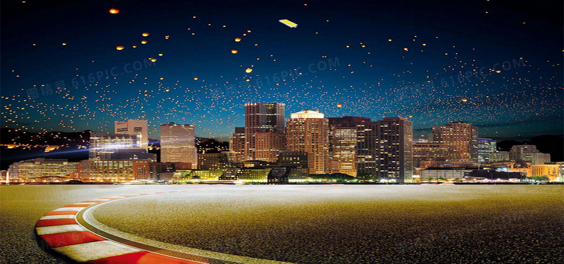 城市建筑夜景