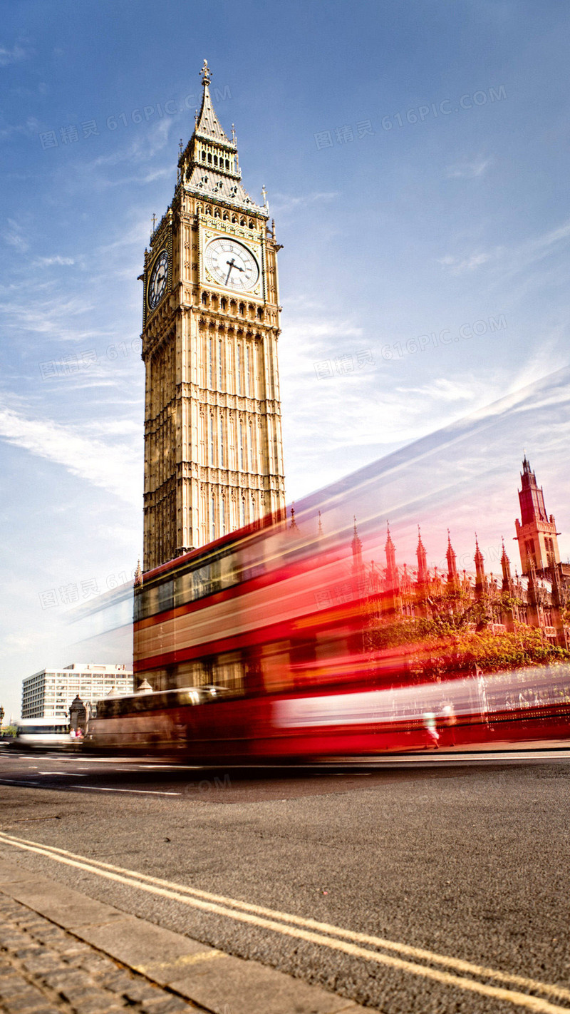 英国著名建筑大笨钟