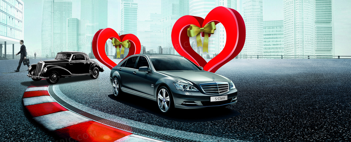 奔驰汽车背景图片下载_1920x900像素jpg格式_编号vo8f4nowz_图精灵