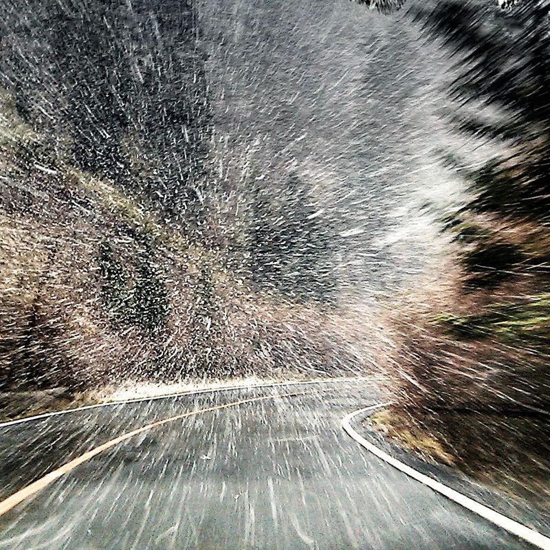 清新暴雪背景