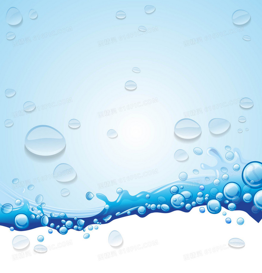 水珠气泡背景
