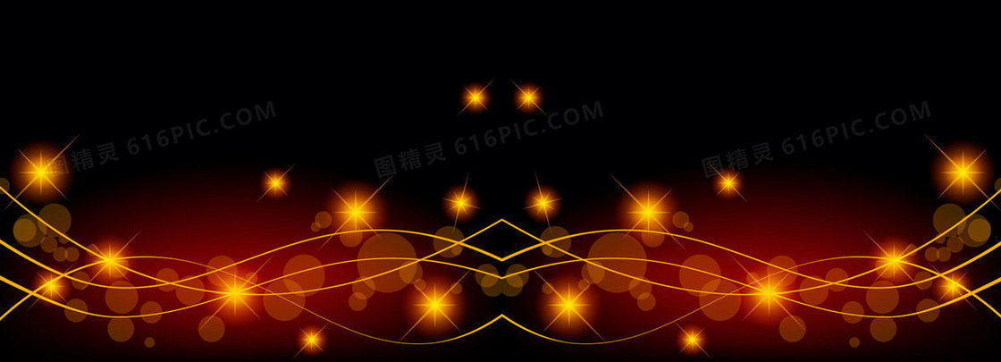 璀璨星光光点背景banner