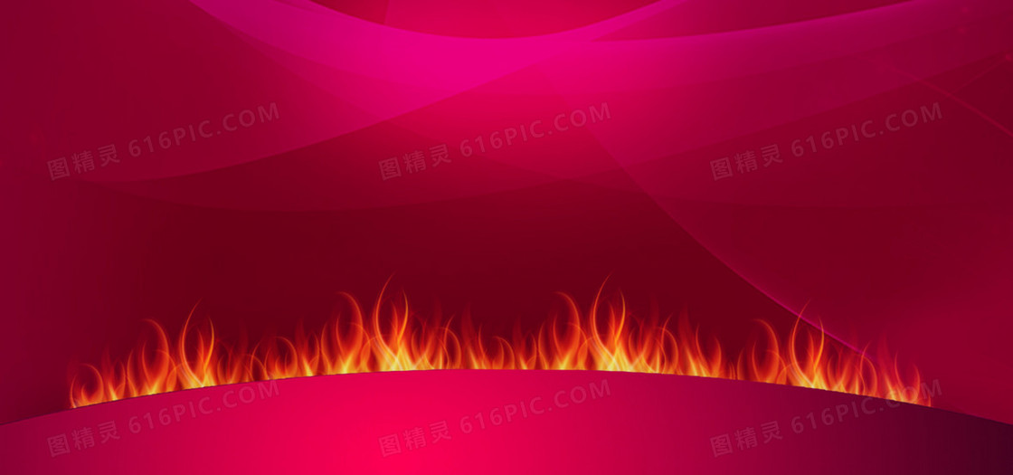 红色背景
