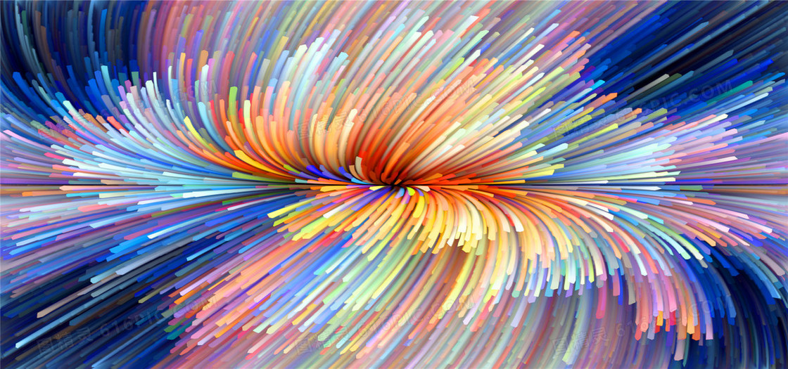 炫彩抽象艺术画