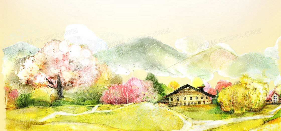 插画背景