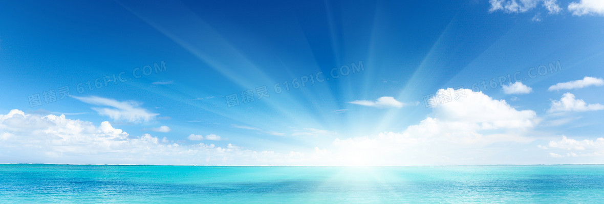 海平面背景背景图片下载_1920x650像素jpg格式_编号138fo299v_图精灵
