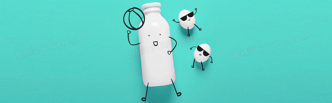 可爱童趣广告背景图