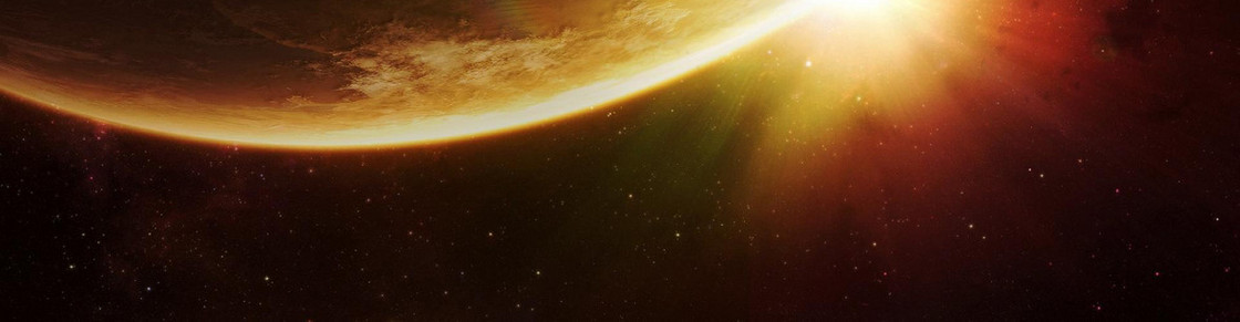 宇宙 地球  阳光 光线 太空 商务 科技