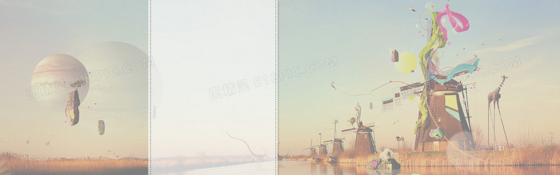 淘宝女装夏装背景banner
