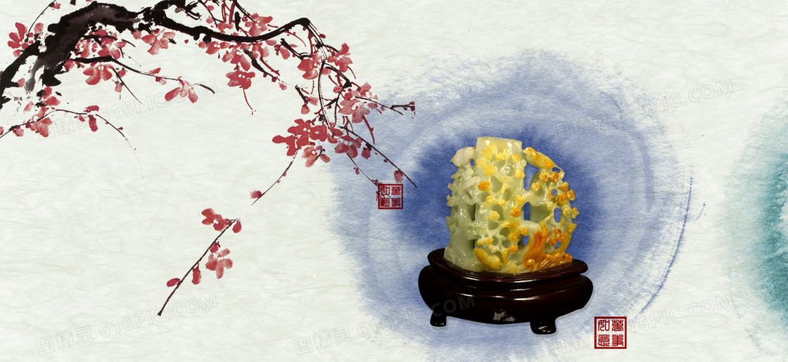 梅花美玉中国风