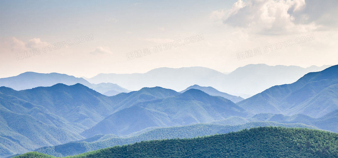 远山海报背景