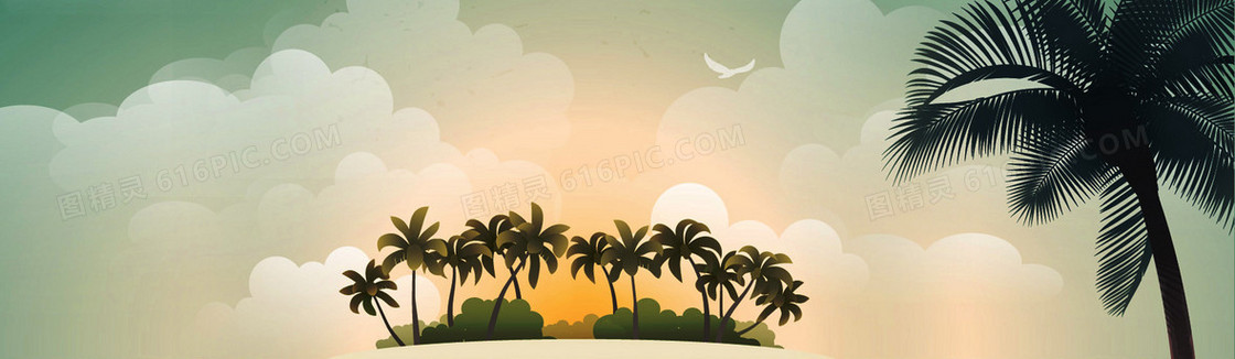 夏日清爽背景