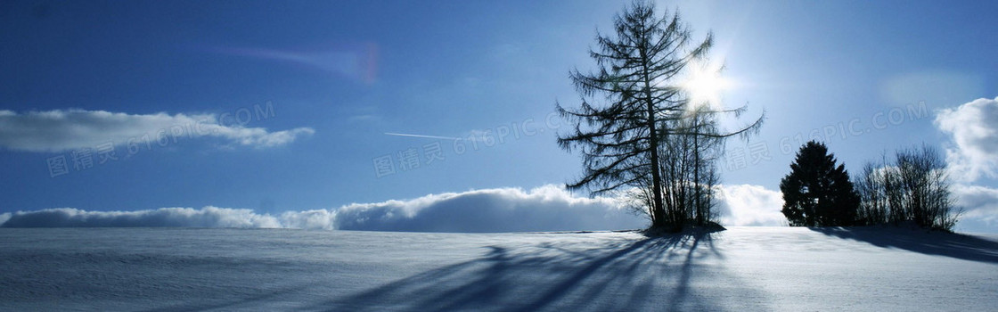雪景背景图