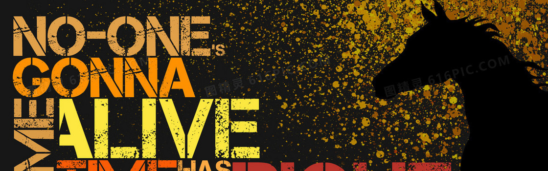 暗黑背景banner
