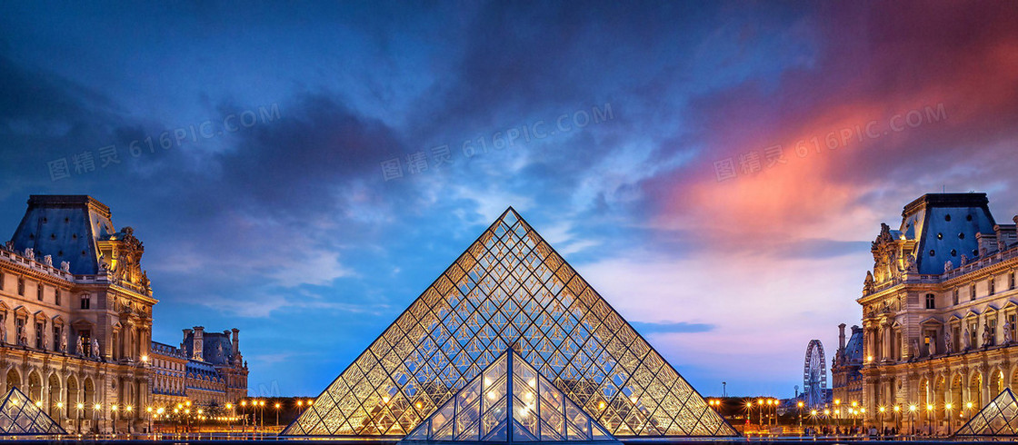 金字塔梦幻背景图