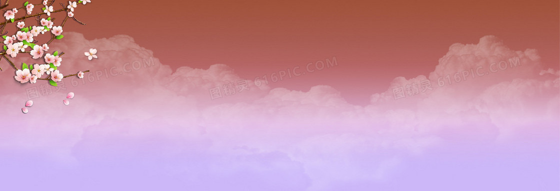 重阳节展板banner背景