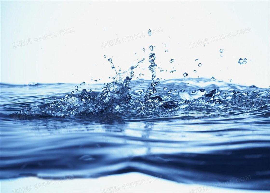 蓝色水浪动感水纹背景