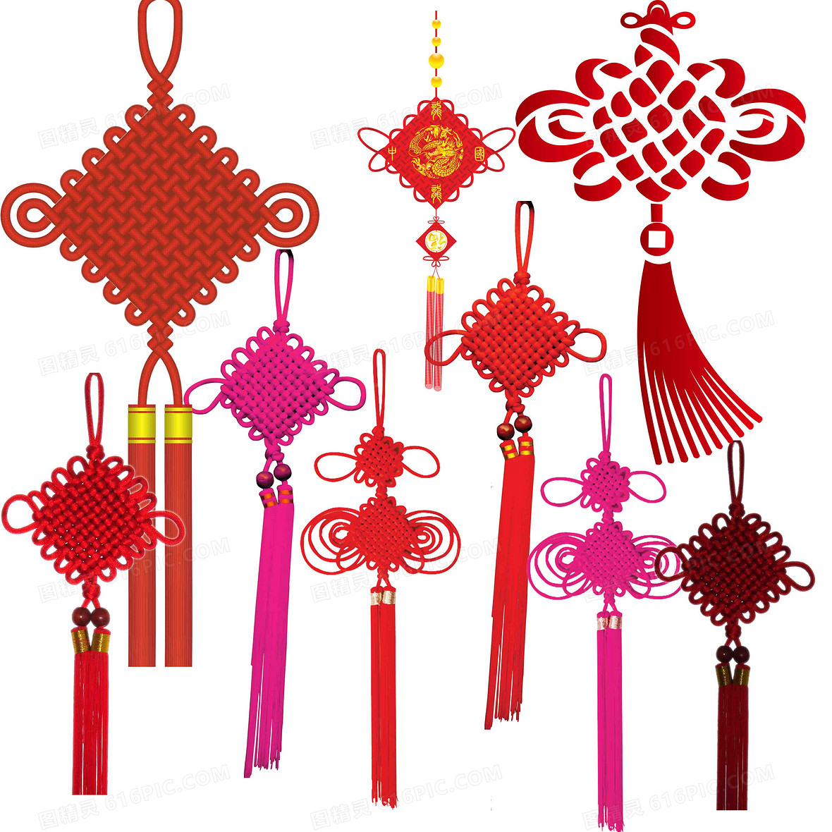 多款中国结psd素材