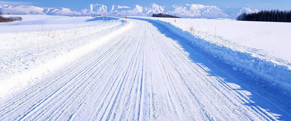 冬季雪地背景