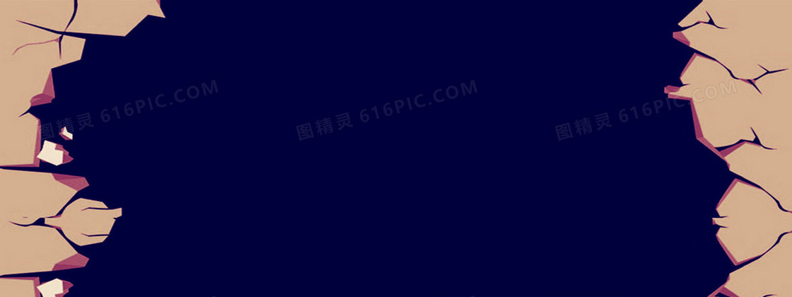 扁平破裂背景