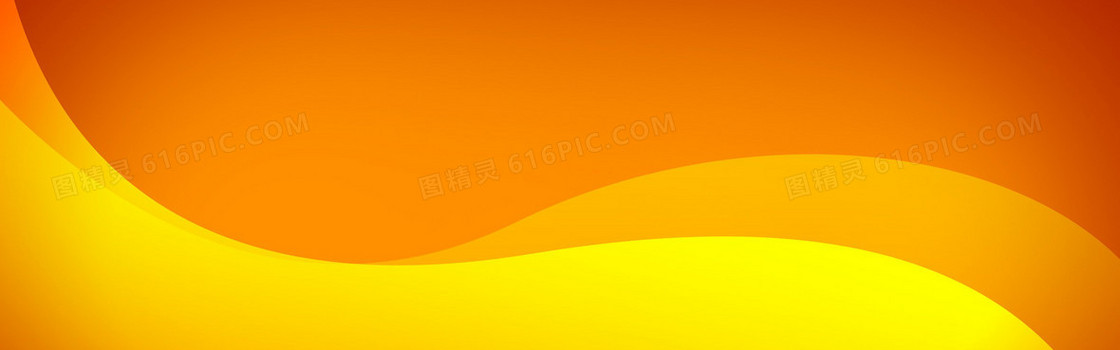 橘色渐变曲线背景