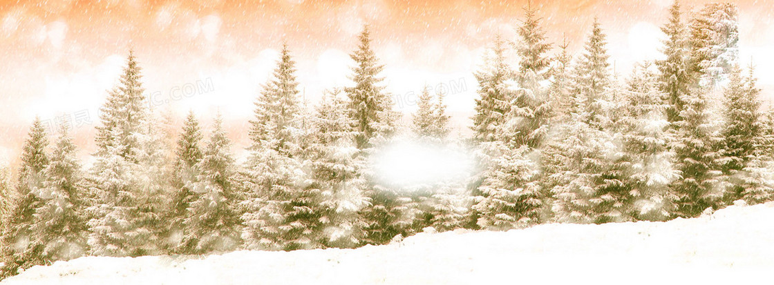 雪景背景