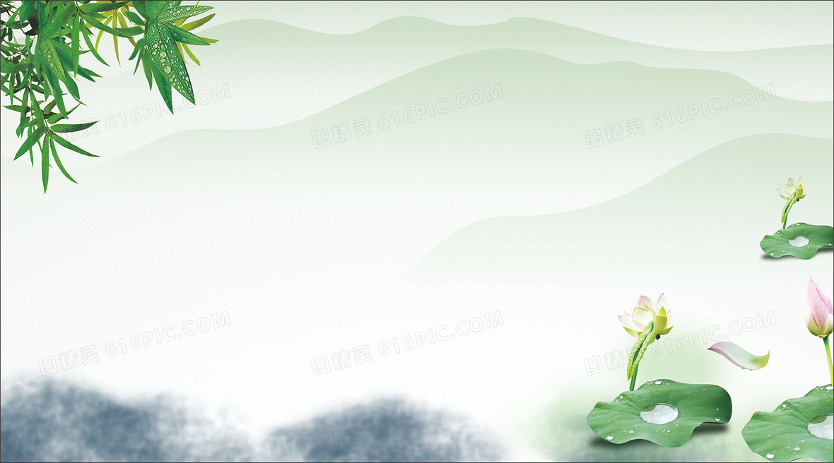 绿色水墨中国风背景背景图片下载 3602x02像素jpg格式 编号vnjfnjy5z 图精灵