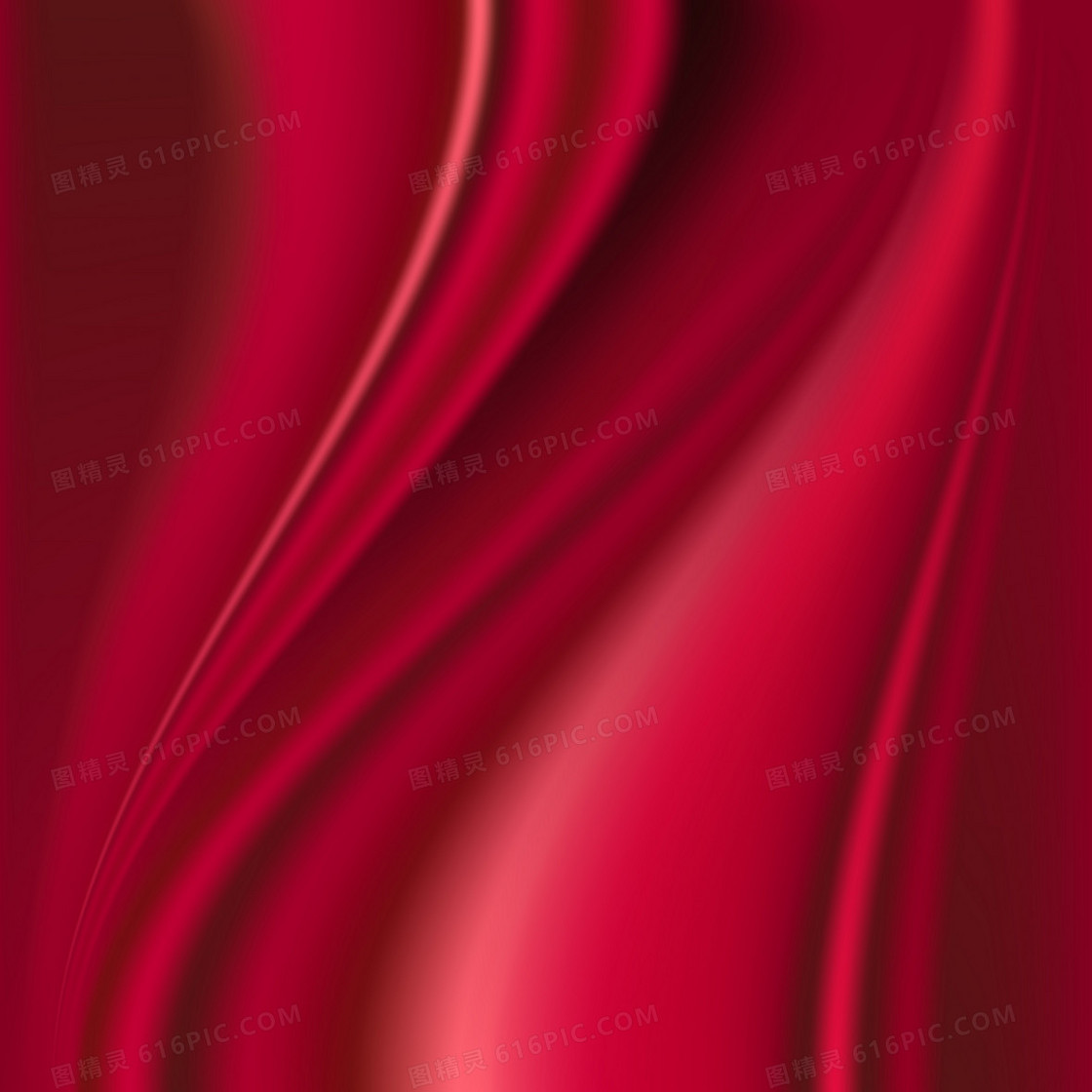 红色丝绸质感光泽矢量背景