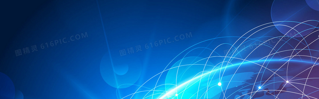蓝色科技梦幻背景