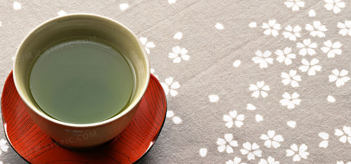 日本清新文艺抹茶传统文化背景