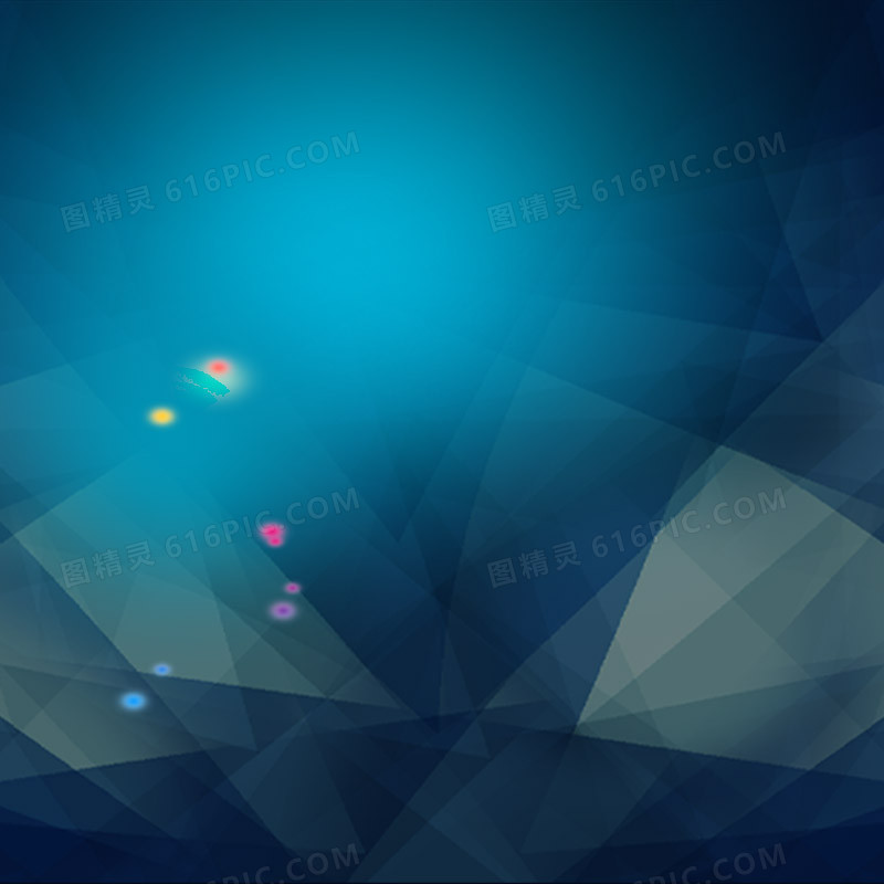蓝色数码科技电子产品几何立体块背景