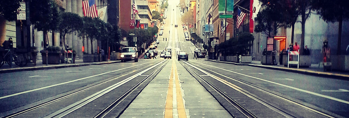 唯美道路风景