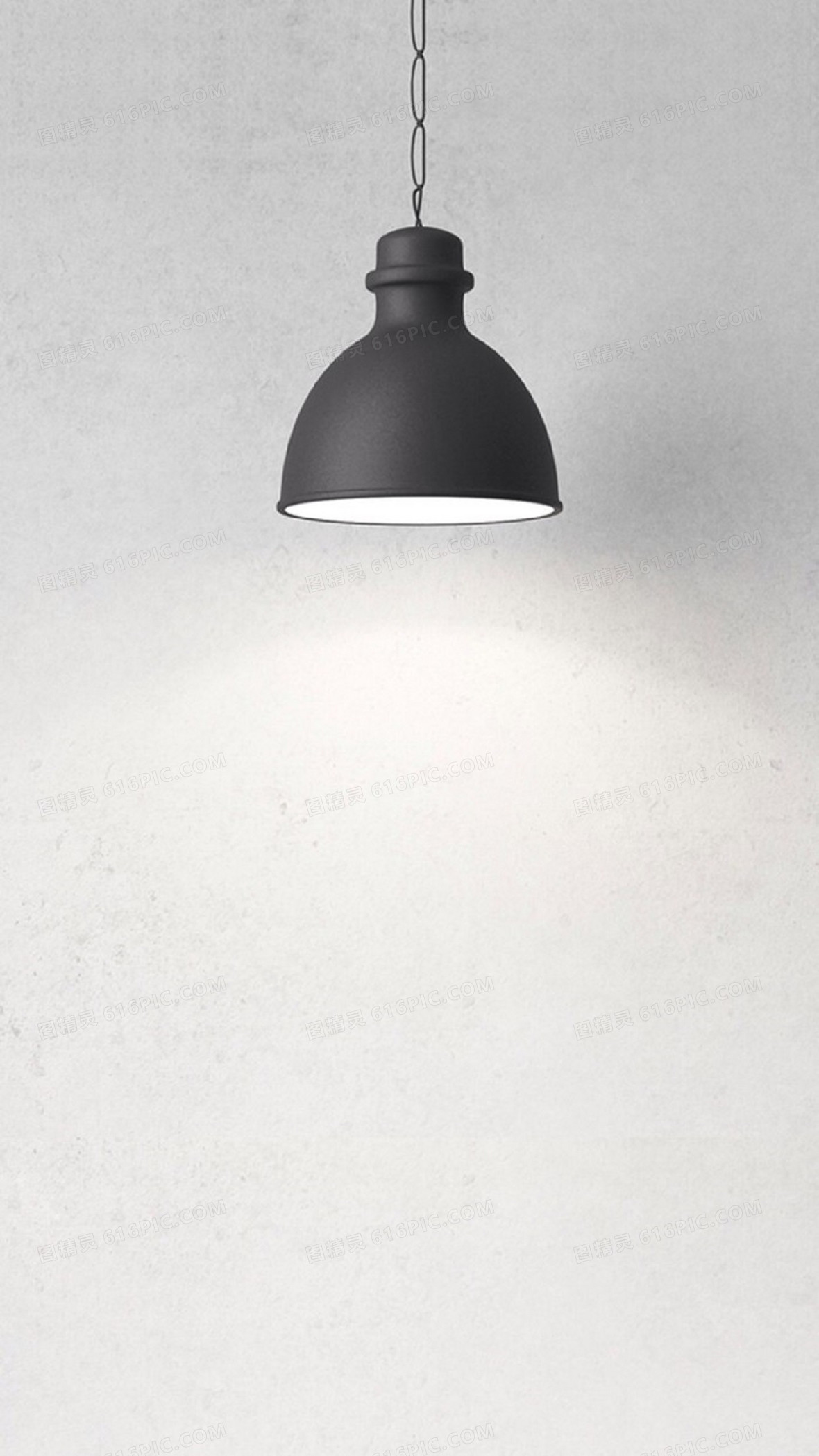 性冷淡风灯泡背景