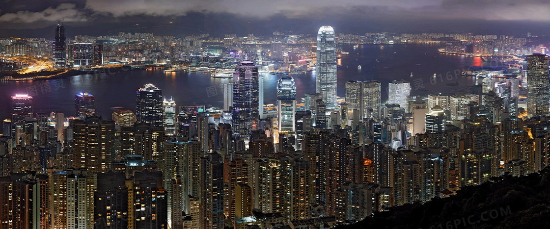 俯瞰商务到高楼背景